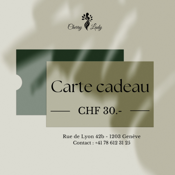 Carte Cadeau CHF 30.–