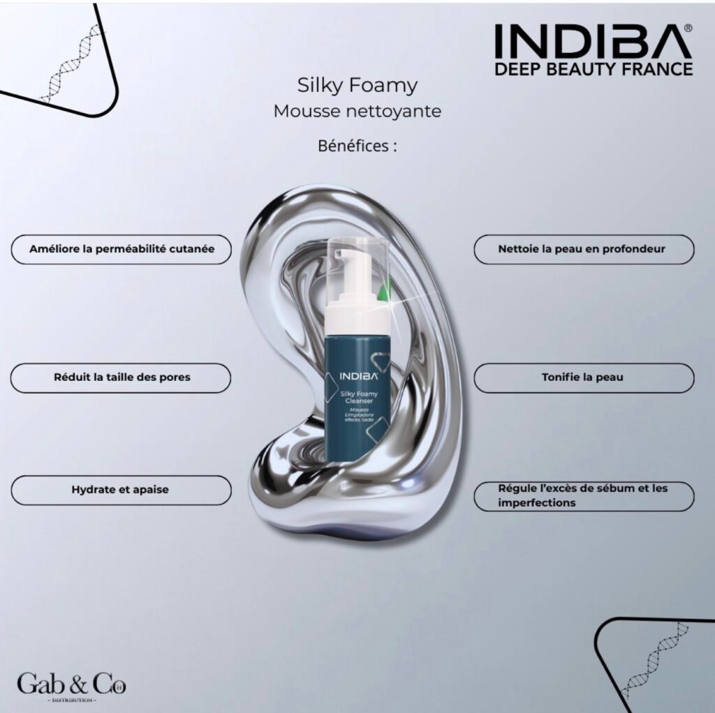 Mousse nettoyante INDIBA pour le soin du visage